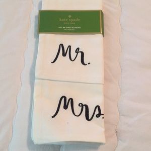 Kate Spade napkins